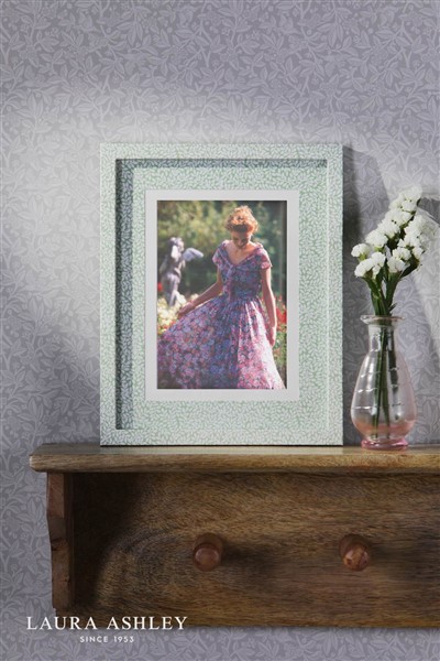 (image for) Laura Ashley Little Vines Photo Frame Green 5" x 7"